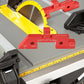 🔧GJANSH Tischeinstellblöcke für die Holzbearbeitung, Präzisionsset aus Aluminiumlegierung, Höhen-, Tiefen-, Winkel- & Zaun-Ausrichtungslehren – Router- und Säge-Zubehör mit Aufbewahrungskoffer