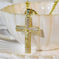 ✝️ 50% RABATT! ✨ Jesus-Kreuz-Anhänger (14K Vergoldet) – Spiritueller Schutz, Hochwertige Verarbeitung & Perfekt Als Bedeutungsvolles Geschenk 🎁
