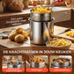 🥳HEISSER SALE 2026🥳💞50.000+ VERKAUFT!👵❤️ Multifunktionale Fritteuse aus Edelstahl 304