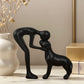 🐕🧑 Mann & Hund Skulptur Kunstfigur – 50% RABATT! Einzigartige Figur, warm & liebevoll, perfekt für Büro, Wohnzimmer & Schlafzimmer. 🔥🏠