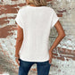 👕🦇 Damen Sommer-Crochet-Fledermausärmel-T-Shirt – 50% RABATT! Boho-Häkel-Details, luftige Fledermausärmel, leicht – perfekt für warme Tage. 🔥☀️