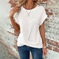👕🦇 Damen Sommer-Crochet-Fledermausärmel-T-Shirt – 50% RABATT! Boho-Häkel-Details, luftige Fledermausärmel, leicht – perfekt für warme Tage. 🔥☀️