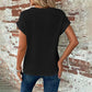 👕🦇 Damen Sommer-Crochet-Fledermausärmel-T-Shirt – 50% RABATT! Boho-Häkel-Details, luftige Fledermausärmel, leicht – perfekt für warme Tage. 🔥☀️