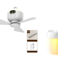 ⏰ Zeitlich begrenztes Angebot: 50 % Rabatt🌬️✨Wiederaufladbarer Deckenventilator mit LED-Beleuchtung