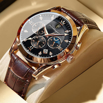⌚✨ Senator Esteem Luxusuhr – 50% RABATT! Saphirglas, poliertes Edelstahlgehäuse, veganes Leder – zeitlose Eleganz für den anspruchsvollen Mann. 🔥💎