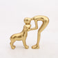 🐕🧑 Mann & Hund Skulptur Kunstfigur – 50% RABATT! Einzigartige Figur, warm & liebevoll, perfekt für Büro, Wohnzimmer & Schlafzimmer. 🔥🏠