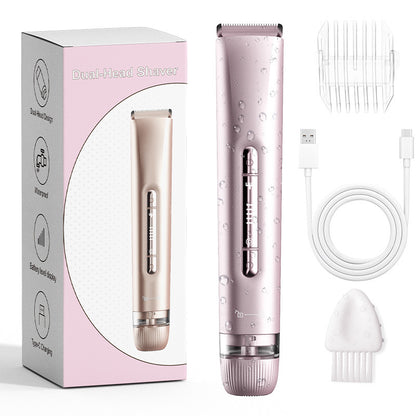 ✨🌸 Elektrischer Bikini-Trimmer – 50% RABATT! Wiederaufladbar, IPX7 wasserdicht, schmerzfrei – perfekt für Gesicht, Achseln & Beine. 🎁💖