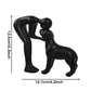 🐕🧑 Mann & Hund Skulptur Kunstfigur – 50% RABATT! Einzigartige Figur, warm & liebevoll, perfekt für Büro, Wohnzimmer & Schlafzimmer. 🔥🏠