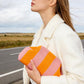 👜 Damen Clutch Bag mit gewebtem Streifenmuster – stilvoll, vielseitig & praktisch – perfekt für Abendveranstaltungen, Partys & besondere Anlässe – elegantes Accessoire für jeden Look