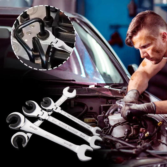 🔧 50 % RABATT ⚙️ Ratschenschlüssel für offene Schläuche, ergonomischer Griff, praktisch für Rohr- und Montagearbeiten 🛠️