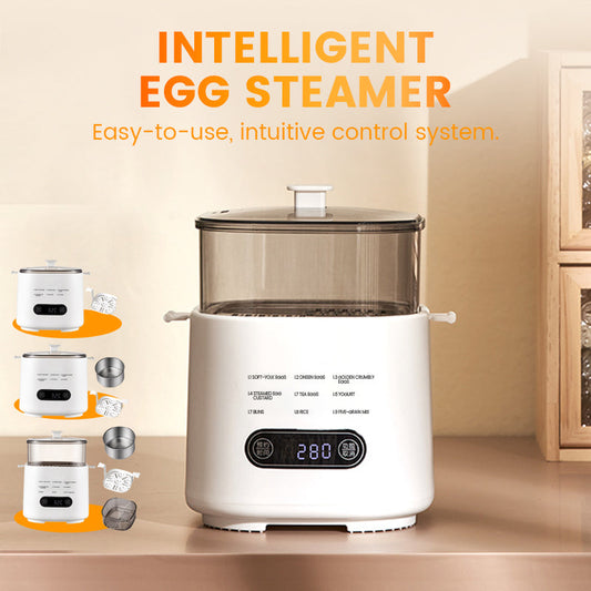 🎁Smart Mini-Eierkocher mit Touch-Panel – 6 Eier perfekt zubereitet | 50% Rabatt 🥚