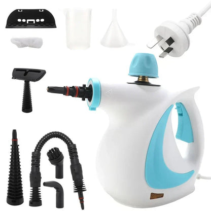 💎50% RABATT! 💎 Hand-Multiflächen-Dampfreiniger mit Druckboost – 12-teiliges Set, Chemiefrei & 99,9 % Keimabtötung