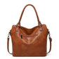👜  50% RABATT! ✨ Kunstleder-Shopper Damen – Vielseitig, Praktische Fächer, Set mit Beutel 💼