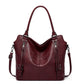 👜  50% RABATT! ✨ Kunstleder-Shopper Damen – Vielseitig, Praktische Fächer, Set mit Beutel 💼