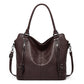 👜  50% RABATT! ✨ Kunstleder-Shopper Damen – Vielseitig, Praktische Fächer, Set mit Beutel 💼