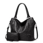 👜  50% RABATT! ✨ Kunstleder-Shopper Damen – Vielseitig, Praktische Fächer, Set mit Beutel 💼
