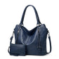 👜  50% RABATT! ✨ Kunstleder-Shopper Damen – Vielseitig, Praktische Fächer, Set mit Beutel 💼