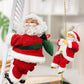 🎁Weihnachtsangebot 50% RABATT🎅Elektrischer kletternder Weihnachtsmann am Kamin – Musikspielzeug🎄