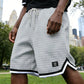 🔥 Herren Quilted Sport Shorts – Locker Geschnitten, Streifensaum & Atmungsaktive Baumwollmischung für Sport & Alltag 🏃