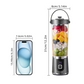 🌀【Limitiertes Angebot – 50% Rabatt】🥤 Kabelloser Smoothie-Maker – 10 Klingen, USB-C, 600 ml – perfekte Smoothies & Shakes – überall & sofort! ⚡