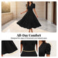 🥳2026 HEISSVERKAUF🥳💞50K+ VERKAUFT!💥💕🌿 50% RABATT! Elegantes Puffärmel-Kleid – V-Ausschnitt & hohe Taille für eine Sanduhr-Silhouette. Atmungsaktiv, knitterarm. Perfekt für reife Frauen. 👗✅