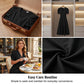 🥳2026 HEISSVERKAUF🥳💞50K+ VERKAUFT!💥💕🌿 50% RABATT! Elegantes Puffärmel-Kleid – V-Ausschnitt & hohe Taille für eine Sanduhr-Silhouette. Atmungsaktiv, knitterarm. Perfekt für reife Frauen. 👗✅