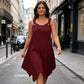 📢Mid-Season Sale: −56% nur für kurze Zeit⏰Ärmelloses Damenkleid mit asymmetrischem Saum
