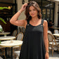 📢Mid-Season Sale: −56% nur für kurze Zeit⏰Ärmelloses Damenkleid mit asymmetrischem Saum