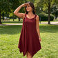 📢Mid-Season Sale: −56% nur für kurze Zeit⏰Ärmelloses Damenkleid mit asymmetrischem Saum