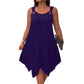 📢Mid-Season Sale: −56% nur für kurze Zeit⏰Ärmelloses Damenkleid mit asymmetrischem Saum