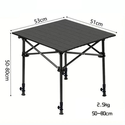 🏕️ 60% RABATT! 🪑 Tragbarer Campingtisch – Klappbar, stabil & schnell aufgebaut – Ideal für Camping, Picknick & Strand ☀️