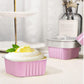 🍰 Einweg-Minikuchenformen-Set – 50 % Rabatt! Backformen aus Alufolie mit Kunststoffdeckeln, 5-oz-Portionen – leicht zu reinigen, ideal für Partys und zum Verschenken. ⚡