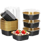 🍰 Einweg-Minikuchenformen-Set – 50 % Rabatt! Backformen aus Alufolie mit Kunststoffdeckeln, 5-oz-Portionen – leicht zu reinigen, ideal für Partys und zum Verschenken. ⚡