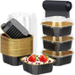 🍰 Einweg-Minikuchenformen-Set – 50 % Rabatt! Backformen aus Alufolie mit Kunststoffdeckeln, 5-oz-Portionen – leicht zu reinigen, ideal für Partys und zum Verschenken. ⚡