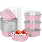 🍰 Einweg-Minikuchenformen-Set – 50 % Rabatt! Backformen aus Alufolie mit Kunststoffdeckeln, 5-oz-Portionen – leicht zu reinigen, ideal für Partys und zum Verschenken. ⚡