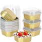 🍰 Einweg-Minikuchenformen-Set – 50 % Rabatt! Backformen aus Alufolie mit Kunststoffdeckeln, 5-oz-Portionen – leicht zu reinigen, ideal für Partys und zum Verschenken. ⚡