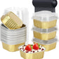 🍰 Einweg-Minikuchenformen-Set – 50 % Rabatt! Backformen aus Alufolie mit Kunststoffdeckeln, 5-oz-Portionen – leicht zu reinigen, ideal für Partys und zum Verschenken. ⚡