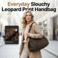 👜🐆 Leopardenmuster Schultertasche – 50% RABATT! Weiches Synthetik-Wildleder, geräumig, Reißverschluss – Streetwear-Stil für jeden Tag. 🔥✨