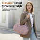 👜🐆 Leopardenmuster Schultertasche – 50% RABATT! Weiches Synthetik-Wildleder, geräumig, Reißverschluss – Streetwear-Stil für jeden Tag. 🔥✨