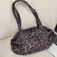👜🐆 Leopardenmuster Schultertasche – 50% RABATT! Weiches Synthetik-Wildleder, geräumig, Reißverschluss – Streetwear-Stil für jeden Tag. 🔥✨