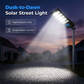 ☀️Solarlampe Außen mit Bewegungsmelder – IP67 Wasserdicht, 240° Weitwinkel & LFP-Akku