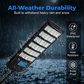 ☀️Solarlampe Außen mit Bewegungsmelder – IP67 Wasserdicht, 240° Weitwinkel & LFP-Akku