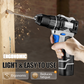 🔧⚡ 50% RABATT! Akku-Bohrerset – 18V Lithium-Ionen, 1150 U/min, 300 W – Komplett, kabellos, leistungsstark 💪🔩✨
