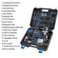 🔧⚡ 50% RABATT! Akku-Bohrerset – 18V Lithium-Ionen, 1150 U/min, 300 W – Komplett, kabellos, leistungsstark 💪🔩✨