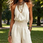 👗 50% RABATT! ✨ Damen eleganter rückenfreier Neckholder-Overall – Figurbetont & stilvoll – Perfekt für Sommerfeste, Dates oder besondere Anlässe – luftiger Stoff mit verführerischem Schnitt 🌸💃🌙