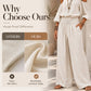 🔥 50% RABATT! 🌸 Damen 2-teiliges Set ✨ Cold-Shoulder Neckholder-Top & Weite Hose – Leicht, Elegant & Perfekt für Sommer, Urlaub und Freizeit