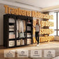 ⏰【Limitiertes Angebot – 50% Rabatt!】👔Einfach zu montierender Kleiderschrank aus Vliesstoff