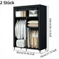 ⏰【Limitiertes Angebot – 50% Rabatt!】👔Einfach zu montierender Kleiderschrank aus Vliesstoff