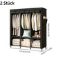 ⏰【Limitiertes Angebot – 50% Rabatt!】👔Einfach zu montierender Kleiderschrank aus Vliesstoff