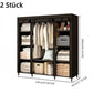 ⏰【Limitiertes Angebot – 50% Rabatt!】👔Einfach zu montierender Kleiderschrank aus Vliesstoff